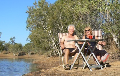 Our private bush camp lake