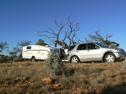 Bush camp just north of Glendambo