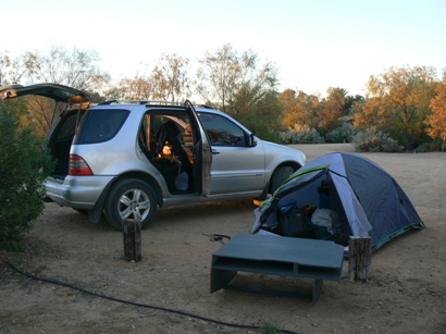 Camping at Coward Springs