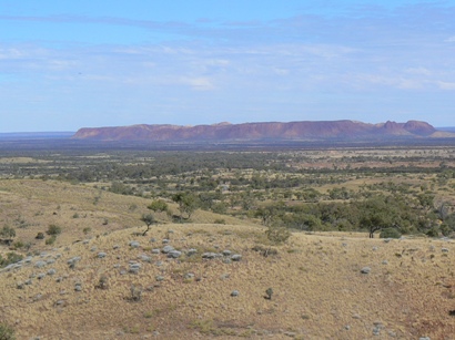 Gosse Bluff - formed by a comet 142 million years ago