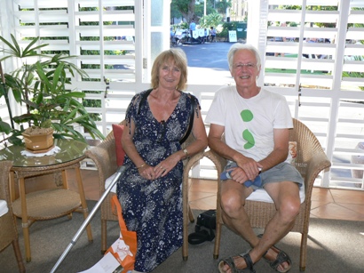 John and Judy at Government House, Darwin