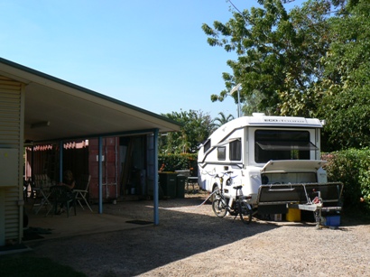 Caravan at Ken and Pearl's