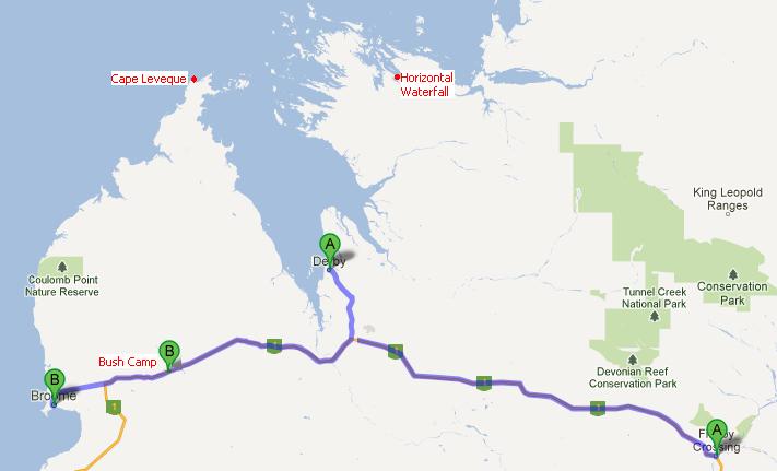 Map showing progress 9th-15th August