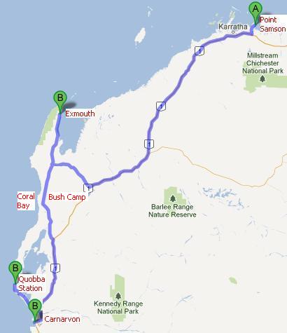 Map showing progress 6th-12th September