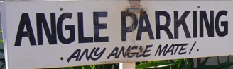 Sign Angle Parking - any angle, Mate