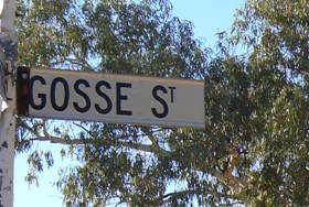 Sign Gosse Street