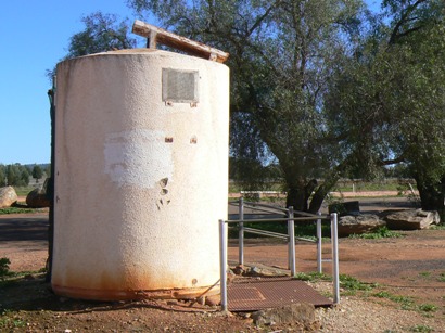 Is it a water tank with a solar panel?