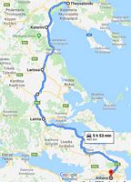 Thessaloniki to Athens