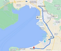 Thessaloniki to Peraia