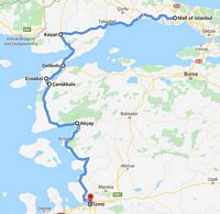 Istanbul to Izmir via Galipoli