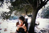 Water melon pip spitting competition