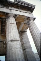 Southwest corner of the Parthenon