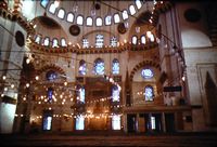 Interior of Suleymaniye Mosque