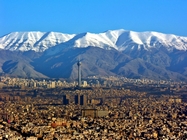 Alborz mountains between Tehran and the Caspian Sea