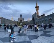 Entrance to Imam Reza Mosque complex now