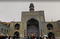 Entrance to Imam Reza Mosque complex now